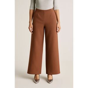 Geiger Wool Brown Pants size EU 40 US 8 Lined Relaxed Fit